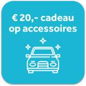 €20,- cadeau op accessoires